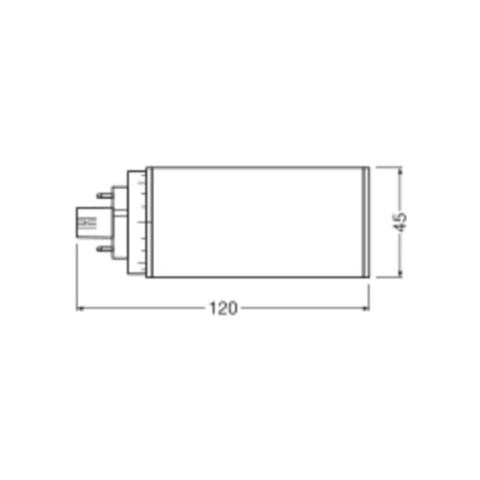 Ledvance Lampadina Led One End Connection Gx24q-2 Opale 7w 720lm 3000k Ip20 120° [lv-4058075822252] - Foto 4