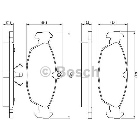 Kit Pastiglie Freno 986460938 - Foto 1