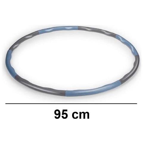 Hula Hoop Con Peso 890 Gr Attrezzatura Fitness 95 Cm Per Allenamento Palestra - Foto 2