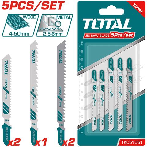Set Di 5 Pezzi Per Seghetto Alternativo (tac51051) - Foto 3