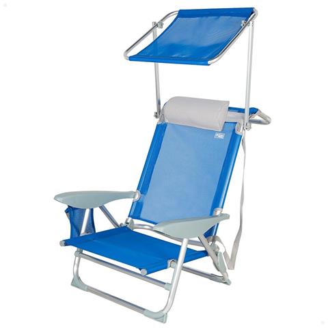 Sedia Da Spiaggia Aktive Azzurro 47 X 67 X 43 Cm (2 Unità) - Foto 7