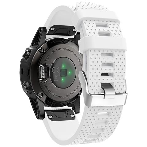 Bracciale Per Garmin Fenix 5s Plus Silicone White - Foto 4