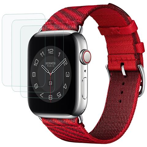 Confezione Da 3 Vetri Temperati Per Apple Watch 41mm Antigraffio, Trasparente - Foto 1