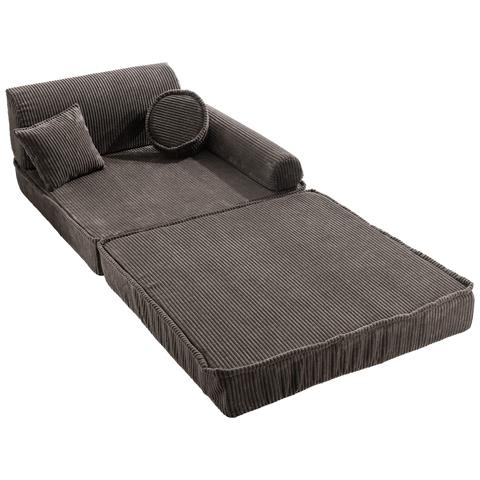 Divano Modulare In Schiuma Per Bambini, Aesthetic, Marrone - Foto 2