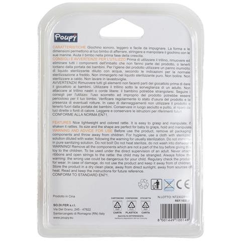 Trillino Zig Zag Per Bambini Sonoro, Leggero E Facile Da Impugnare. - Foto 5