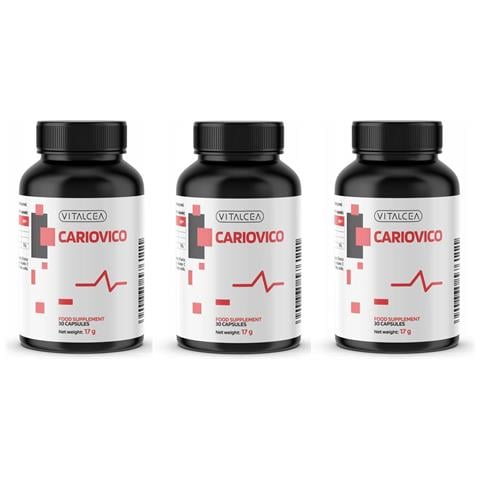 3x Cariovico : Melograno Vitamina C L-arginina L-lisina | | 30cap. - Foto 1