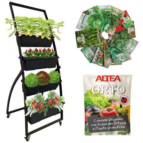 Scaffale Orto Verticale Per La Produzione E Coltivazione Di Piante E Ortaggi - Foto 5
