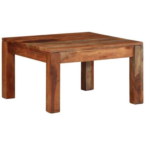 Tavolino Da Caffè 60x60x35 Cm In Legno Massello Di Acacia - Foto 1