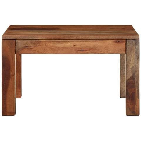 Tavolino Da Caffè 60x60x35 Cm In Legno Massello Di Acacia - Foto 2