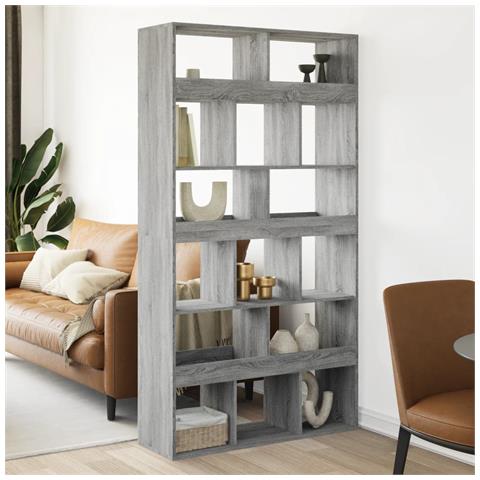 Libreria Grigio Sonoma 100x33x187,5 Cm In Truciolato - Foto 1