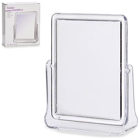 Specchio Rettangolare Con Supporto. 20,5x18cm. - Foto 1