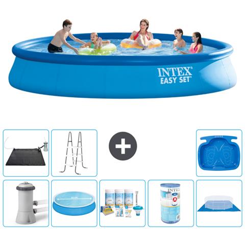 Piscina Fuori Terra - In Giro - 457x84 Cm - Blu - Include Accessori Coordinati A1227 - Foto 1