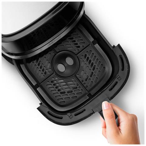 72805716 friggitrice Singolo 6,5 L Indipendente Friggitrice ad aria calda Nero, Acciaio inox - Foto 5
