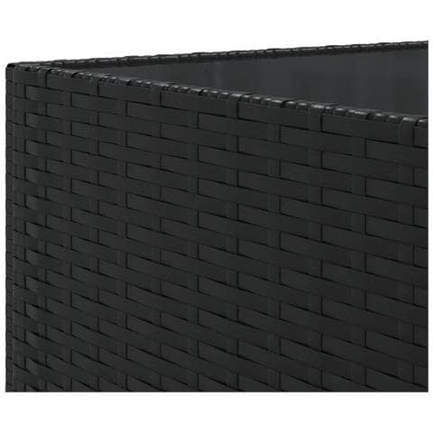 Set Salotto da Giardino con Cuscini 7pz Nero Polyrattan - Foto 9