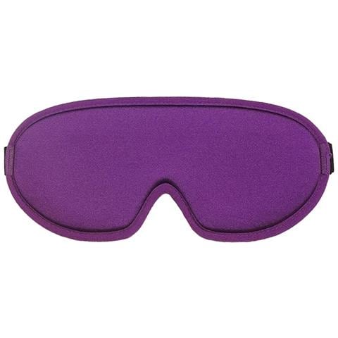 Mascherina Per Dormire 3d In Seta Ghiaccio E Lycra: Fresca, Traspirante E Con Memoria Di Forma Purple - Foto 1
