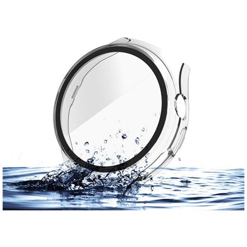 Custodia Per Smartwatch Kpep Con Protezione Schermo In Vetro Temperato - Cover Rigida In Pc Transparent - Foto 4