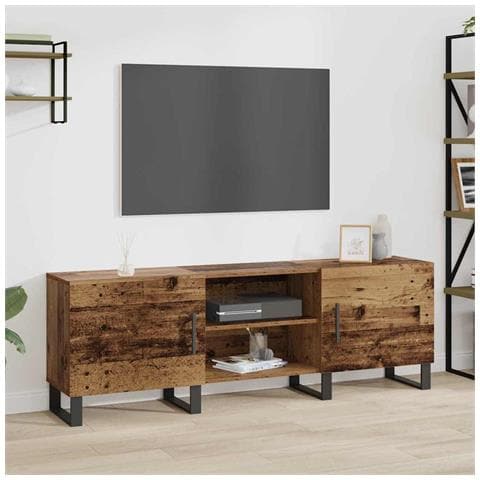 Mobile TV 150 x 30 x 50 cm Legno multistrato - Foto 2