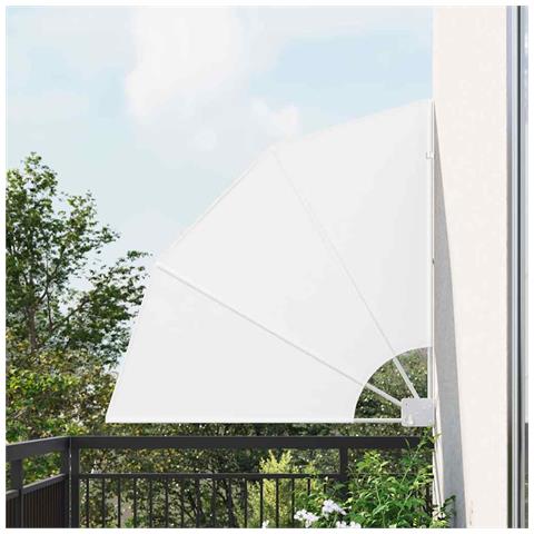 Schermo di Privacy per Balcone Bianco 115 x 115 cm Tessuto - Foto 2