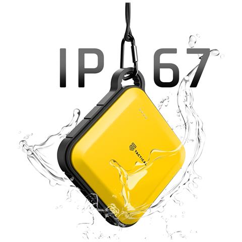 Powerbank 10050mah Con Lampada Integrata Antiurto E Impermeabile Usb E Usb-c, Giallo - Foto 5