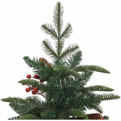 Albero di Natale artificiale con 150 LED Verde 150 cm - Foto 9