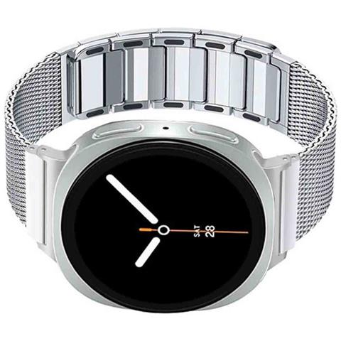 Cinturino Magnetico In Acciaio Inossidabile Compatibile Con Samsung Watch8/8 Classic - Vari Colori Silver - Foto 2