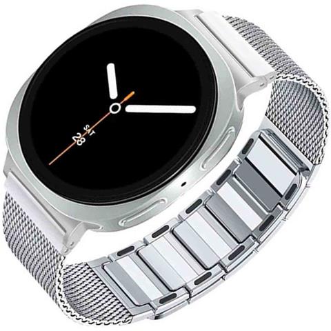 Cinturino Magnetico In Acciaio Inossidabile Compatibile Con Samsung Watch8/8 Classic - Vari Colori Silver - Foto 3
