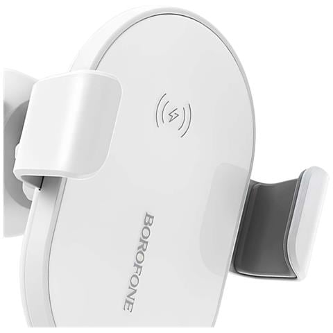 Supporto Per Auto Per Bocchette Di Ventilazione Con Caricatore Wireless Qi Da 10w, Bianco - Foto 5