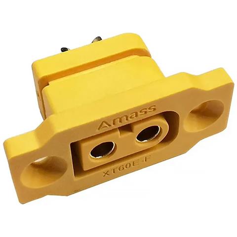Connettore Femmina Xt60e-f - Alta Qualità E Durata | 30a Continuo, 60a Picco | Montaggio Pannello, Nylon /pa, Contatti Dorati - Foto 6