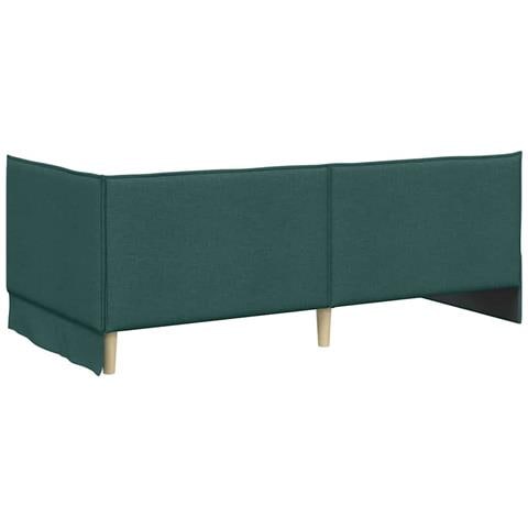 Struttura Letto Angolare con Materasso 2 pcs Verde Velluto - Foto 9