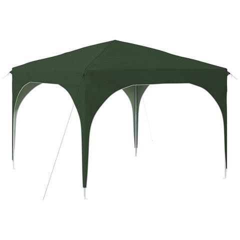 Tenda per feste a pop-up 290 x 290 x 245 cm Verde - Foto 1