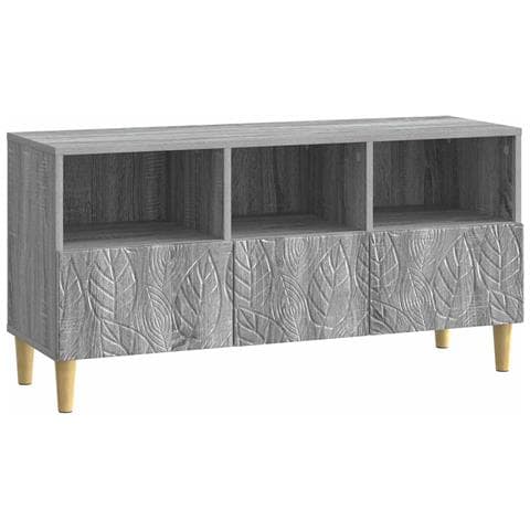 Mobile TV 102 x 34,5 x 50 cm Sonoma grigio Legno ingegnerizzato - Foto 1