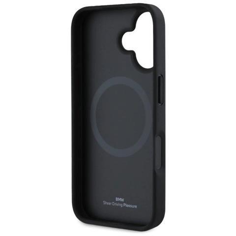 Custodia In Pelle Magsafe Per Iphone 16 Bmw, Con Texture E Linee, Di Colore Nero. - Foto 7