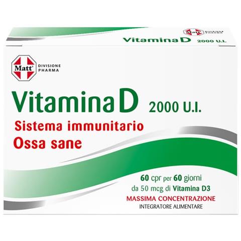 Matt Pharma Vitamina D 60 Compresse - Foto 1