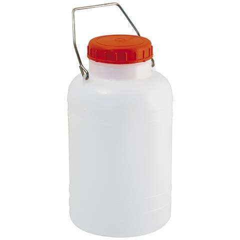 Bidone Collo Largo In Plastica Per Alimenti E Trasporto Liquidi Da 5 Litri - Bianco Neutro - Foto 1