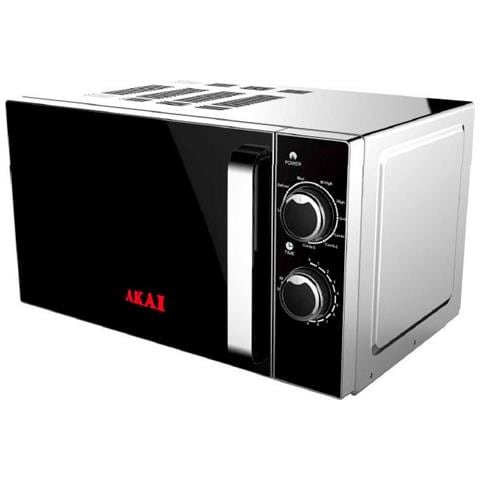 AKAI - AKMW20 Forno Microonde con Grill Capacità 20 Litri Potenza 700 Watt  Colore Nero / Argento - ePRICE