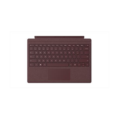 Surface Pro Signature Type Cover tastiera con retroilluminazione a LED rivestita in Alcantara color Bordeaux - Foto 2