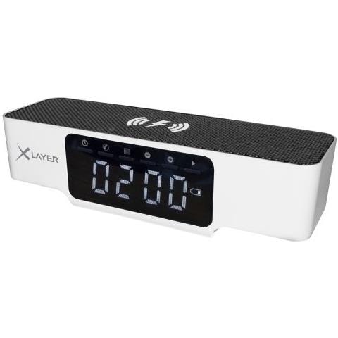 215766 Sveglia Digital Alarm Clock Bianco - Foto 1