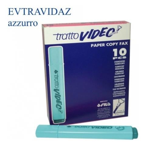 Evidenziatore Tratto Video Azzurro - Foto 1