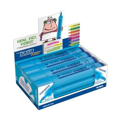 Evidenziatore Tratto Video Azzurro - Foto 2