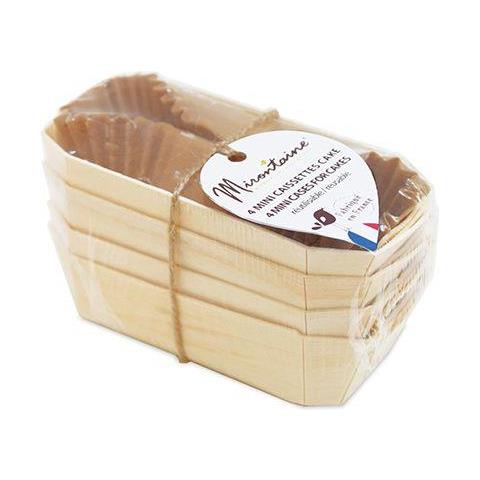 4 Mini Pirottini Di Legno Per Dolci - Foto 2