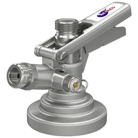 Attacco Fusto Birra Accoppiatore Per Fusti Attacco Keg - Per Fusti Keykeg Con Valvola Di Sicurezza E Sensore In Acciaio Inossidabile Per Birra Vino E Bevande Analcoliche - Foto 3