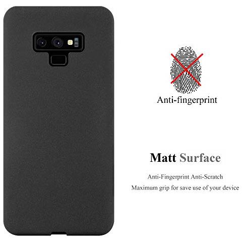 Custodia Compatibile Con Samsung Galaxy Note 9 In Frost Nero - Coperchio Protettivo In Silicone Tpu Flessibile - Foto 2