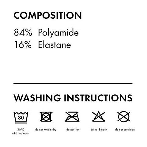 Matt Deluxe, Collant Donna, 30 Den, Black, M - Foto 3