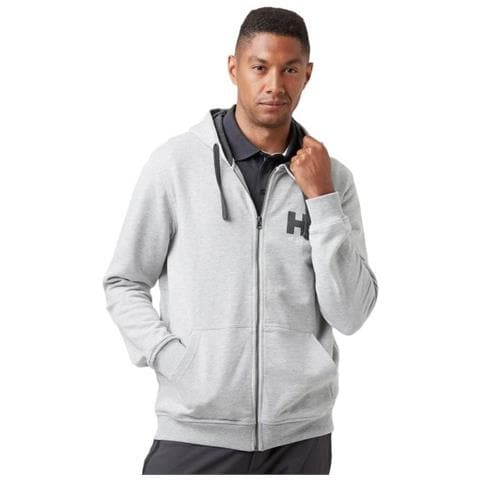 Logo Full Zip Hoodie Felpa Aperta Con Cappuccio Uomo Taglia S - Foto 1