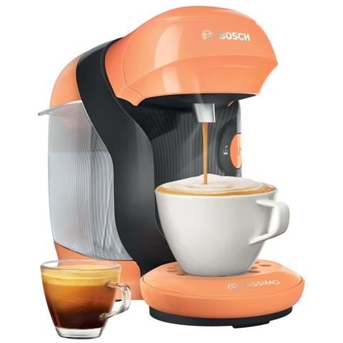Macchina da Caffè Espresso TAS1106 Automatica Serbatoio 0.7L Potenza 1400W Colore Arancione - Foto 1