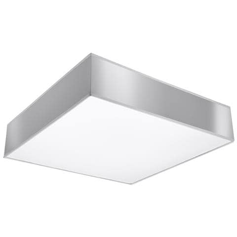 Quadrato Incasso Grigio Chiaro 25cm E27 - Foto 1