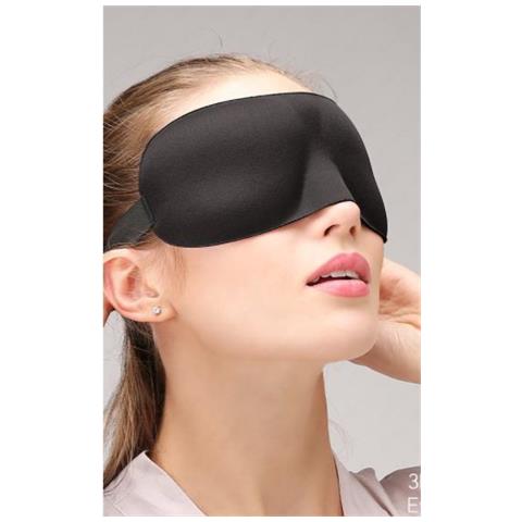 Mascherina Per Dormire 3d Confezione Da 2 Nero - Foto 5