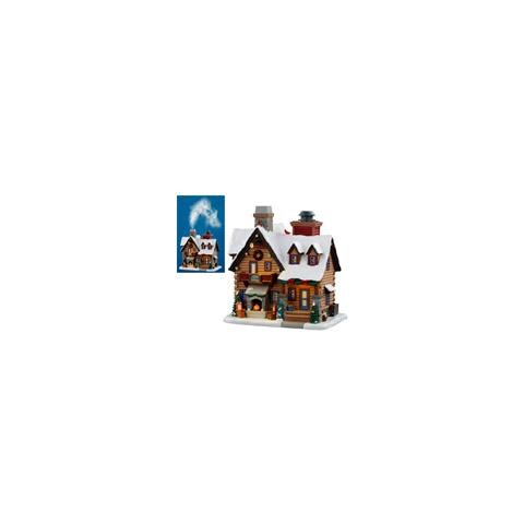 Thicket Falls Cabin Smoking Lemax Decorazione Natale Multicolore - Foto 4