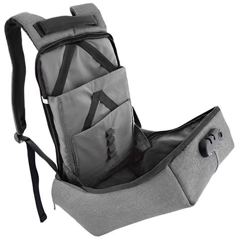 Zaino Per Laptop Da 15,6"" Con Porta Usb E Protezione Contro Il Furto - Foto 4