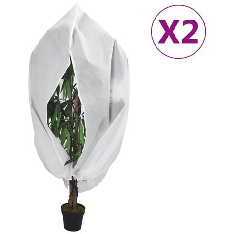 VidaXL Copertura Protettiva Per Piante 3,93x3m - Tessuto Non Tessuto 70g/m² Con Cerniera